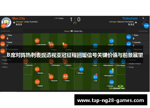 B席对阵热刺表现透视亚冠征程回暖信号关键价值与前景展望